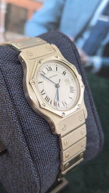 Cartier - Santos Octagon - 2965 - Femme - 1990-1999, Handtassen en Accessoires, Nieuw
