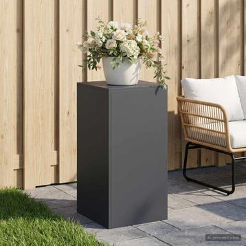 vidaXL Plantenstand Antraciet 40 x 40 x 80 cm Roestvrij, Verzenden, Nieuw