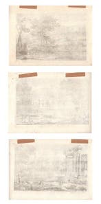 Gabriel Perelle (1604-1677), 1660 - Tre acqueforti della, Antiquités & Art