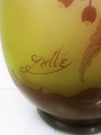 Emile Gallé - Vase - Verre gravé - Hauteur : 33 cm