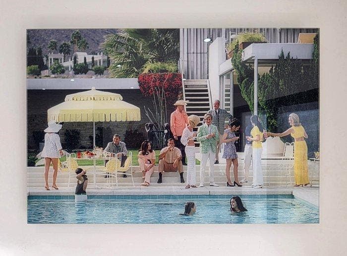 Slim Aarons (1916–2006) - Kaufmann Desert House II -, Antiek en Kunst, Kunst | Designobjecten