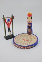 Bordspel - Set Artigianato Val Gardenia con Torre e biglie +