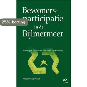 Bewonersparticipatie in de Bijlmermeer 9789051995367, Verzenden, Patrick van Beveren