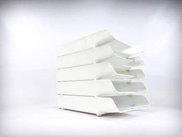 Leitz - Hans Erich Slany - Bureauset (5) - Leitz Briefkorb