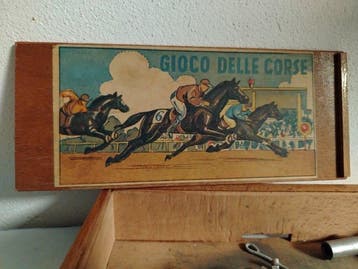 Jeu de société - Gioco delle Corse - Italia 1950s