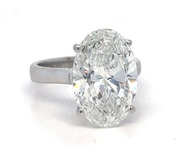 Bague de fiançailles - 14 carats Or blanc - 4.04ct. tw.