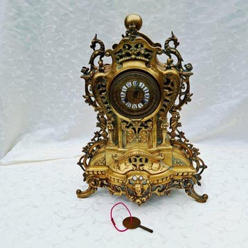 haardklok - Hauses Vassy Jeune, Paris, - Brons, messing -, Antiek en Kunst