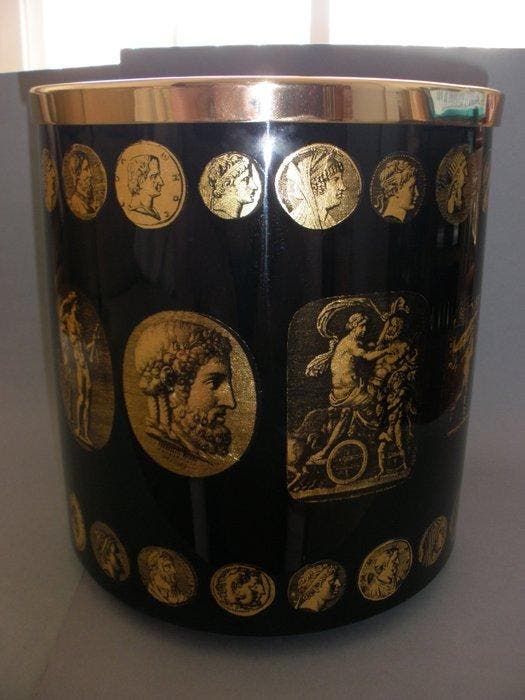 Piero Fornasetti - Mand - Metaal - Fornasetti Milano, Antiek en Kunst, Antiek | Meubels | Stoelen en Sofa's
