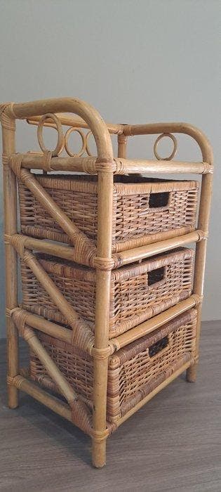 Ladekast - Bamboe, Rattan