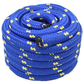 vidaXL Boottouw 5 m 5 Blauw PP, Verzenden
