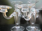 FLAMANT - ORAN - Chandelier soufflé à la bouche (2) - Verre