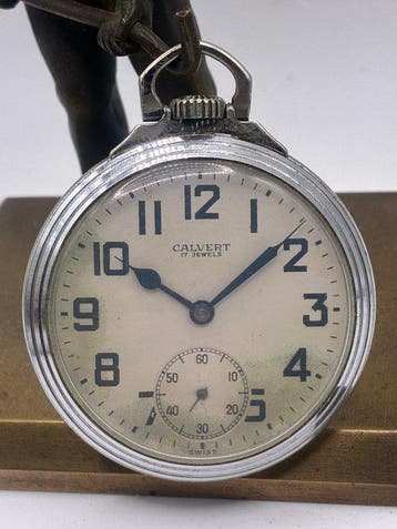 Calvert - pocket watch - 1900-1949, Handtassen en Accessoires, Nieuw