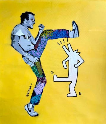Quiona+ - ‘Keith Haring vs. His Own Creation’ XXL