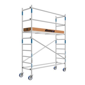 ALX Rolsteiger 75x190x4.30mtr. wh wooddeck, Ophalen of Verzenden, Rolsteiger of Kamersteiger