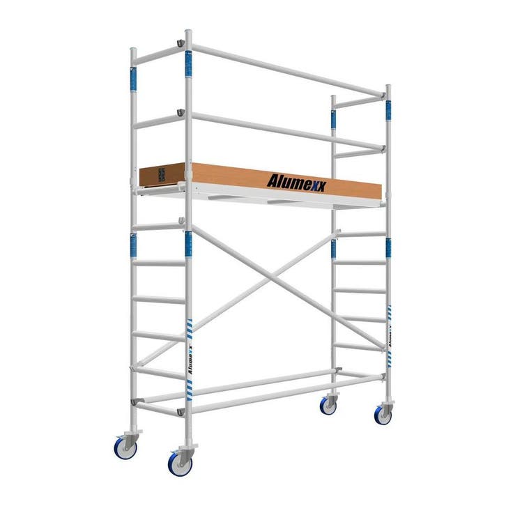 ALX Rolsteiger 75x190x4.30mtr. wh wooddeck, Bricolage & Construction, Échafaudages, Enlèvement ou Envoi