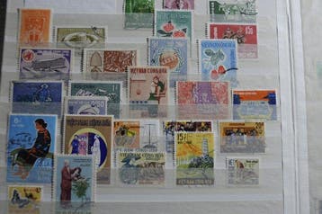 Asie - Collection comprenant entre autres le Vietnam, Hong, Postzegels en Munten, Gestempeld