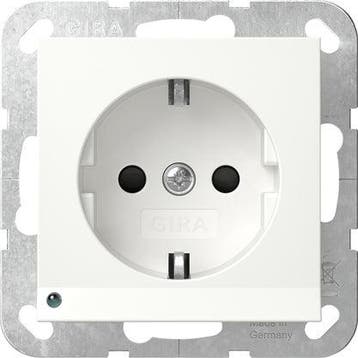 Gira Système 55 Prise De Sécurité Led Avec Capteur - 417003, Verzenden