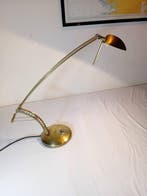 Lamp - bureaulamp - messing-elektrische componenten -, Antiek en Kunst