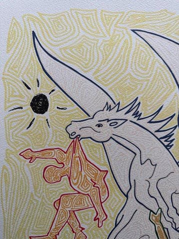 Jean Cocteau (1889-1963) - Les poètes, Antiek en Kunst