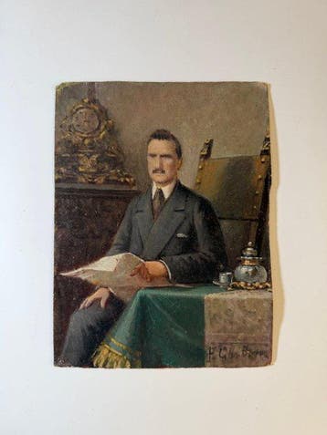 Francesco Ghittoni (1855-1928) - Ritratto di gentiluomo con