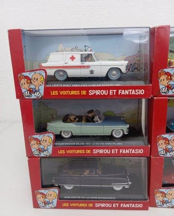 Atlas 1:43 - Modelauto (6) - Les voitures de Spirou et