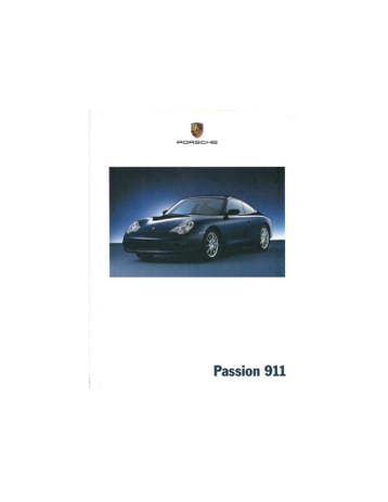 2002 PORSCHE 911 CARRERA | TARGA HARDCOVER BROCHURE DUITS
