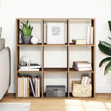 vidaXL Kamerscherm / boekenkast 102x29x103,5 cm hout, Verzenden, Nieuw
