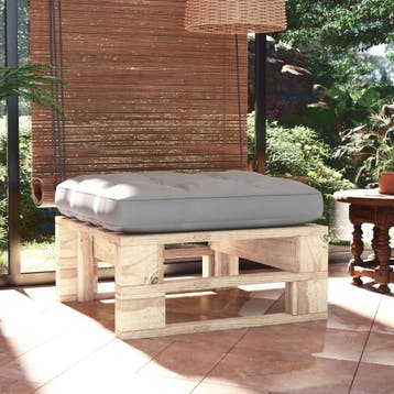 vidaXL Tuinhocker pallet geïmpregneerd grenenhout, Verzenden