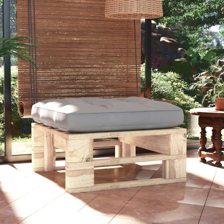 vidaXL Tuinhocker pallet geïmpregneerd grenenhout, Jardin & Terrasse, Ensembles de jardin, Envoi