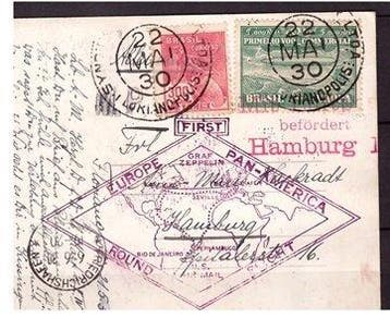 Duitsland 1930 - Luchtpostmarkering: Zeer zeldzame eerste