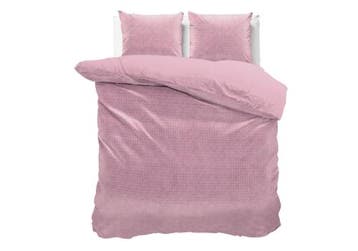 Sleeptime Embossed Velvet Fashion Roze - 240 x 220, Nieuw