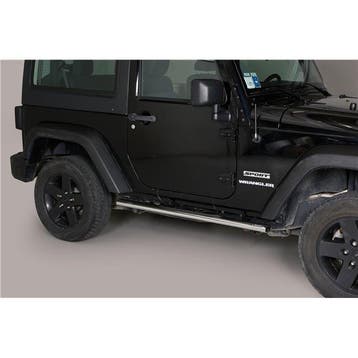 Side Bars | geschikt voor Jeep | Wrangler 11-17 2d suv / Wra, Verzenden