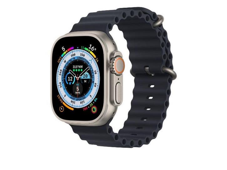 Refurbished Apple Watch Ultra 49mm - Cellular Titanium -, Handtassen en Accessoires, Smartwatches, Zo goed als nieuw, Verzenden