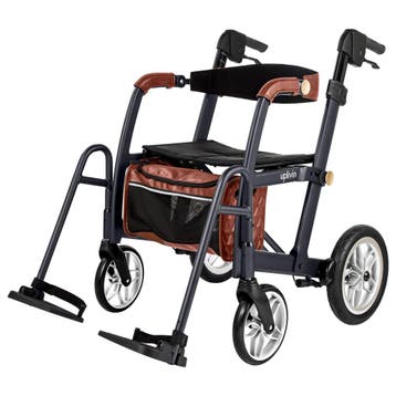 Uplivin Glide 2-in-1 rollator en rolstoel – Zwart, Diversen, Ophalen of Verzenden, Nieuw