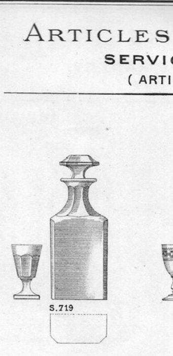 Baccarat - Karaf - Cognac flat sides carafe - Kristal, Antiek en Kunst