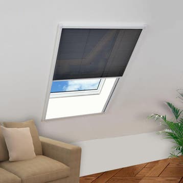vidaXL Raamhor plissé 80x160 cm, Verzenden