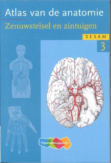 Sesam atlas van de anatomie - deel 3 / 3 Zenuwstelsel en, Boeken, Verzenden, Gelezen, Werner Kahle