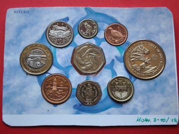 Gibraltar. Coin Set 2002 (9 coins)