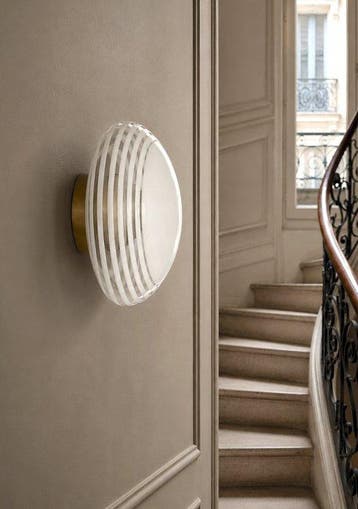 Plafondlamp - Canne swirl vintage jaren ’70 - Vetro Murano