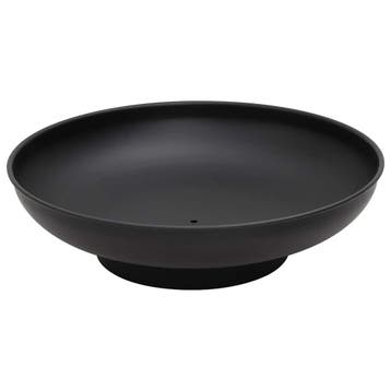 vidaXL Vuurplaats 57 cm staal, Huis en Inrichting, Haarden, Verzenden, Nieuw