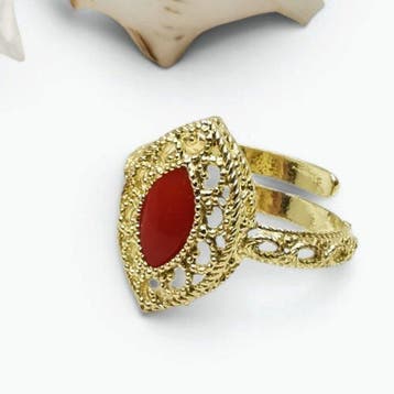 Koraal - Argento 925 - Ring - Italiaans vakmanschap