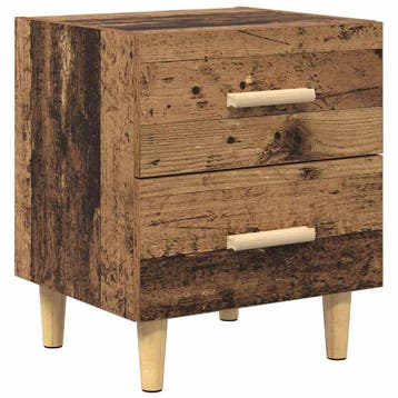 vidaXL Bedkast Oudhout 40 x 35 x 47.5cm Bewerkt hout, Verzenden, Nieuw
