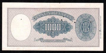 Italië. - 1.000 Lire 20/03/1947 Italia (Testina) -, Timbres & Monnaies