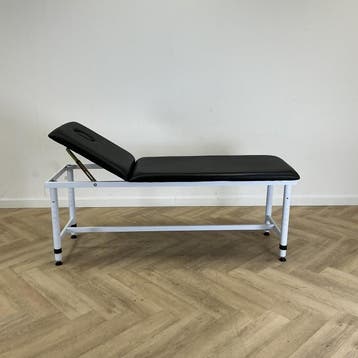 massagetafel (bxd) 178x60 cm, zwart - wit