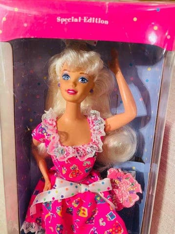 Mattel - Barbiepop 1996 Birthday Surprise Barbie Doll -