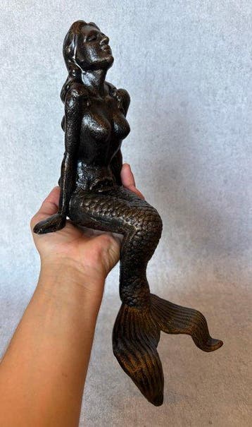 Statue, Bijzonder zeemeermin sculptuur 31 cm / 3 kg (Zonder