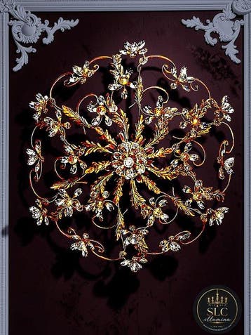 SLC Illumina - MG - Plafonnier - Epoca PL - Fer forgé -