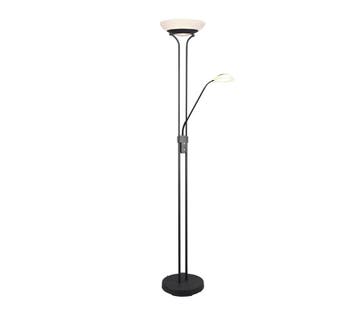 Trio ORSON vloerlamp | LED | mat zwart met albast | 32,5 x 1, Huis en Inrichting, Verzenden, Nieuw