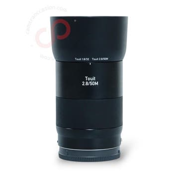 Carl Zeiss Touit 50mm 2.8 (X Mount) nr. 3239, Ophalen of Verzenden, Zo goed als nieuw, Macrolens