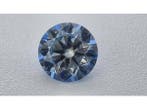 Veiling - Moissanite briljant 1.00 crt Blue ( GRA gecertific